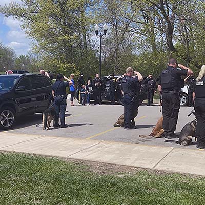 K-9 Deputy Nox Memorial Service