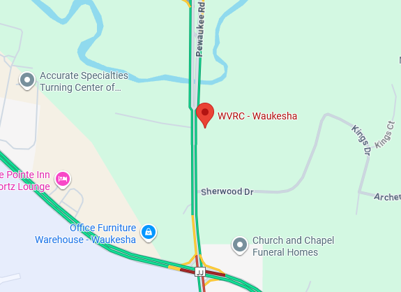 Wisconsin Veterinary Referral Center Waukesha Map